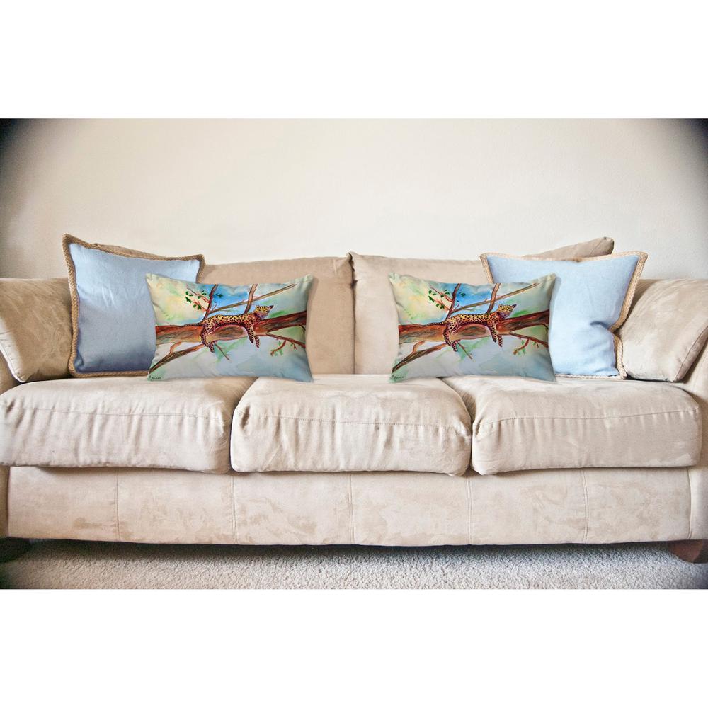 Leopard No Cord Pillow 16x20. Picture 2