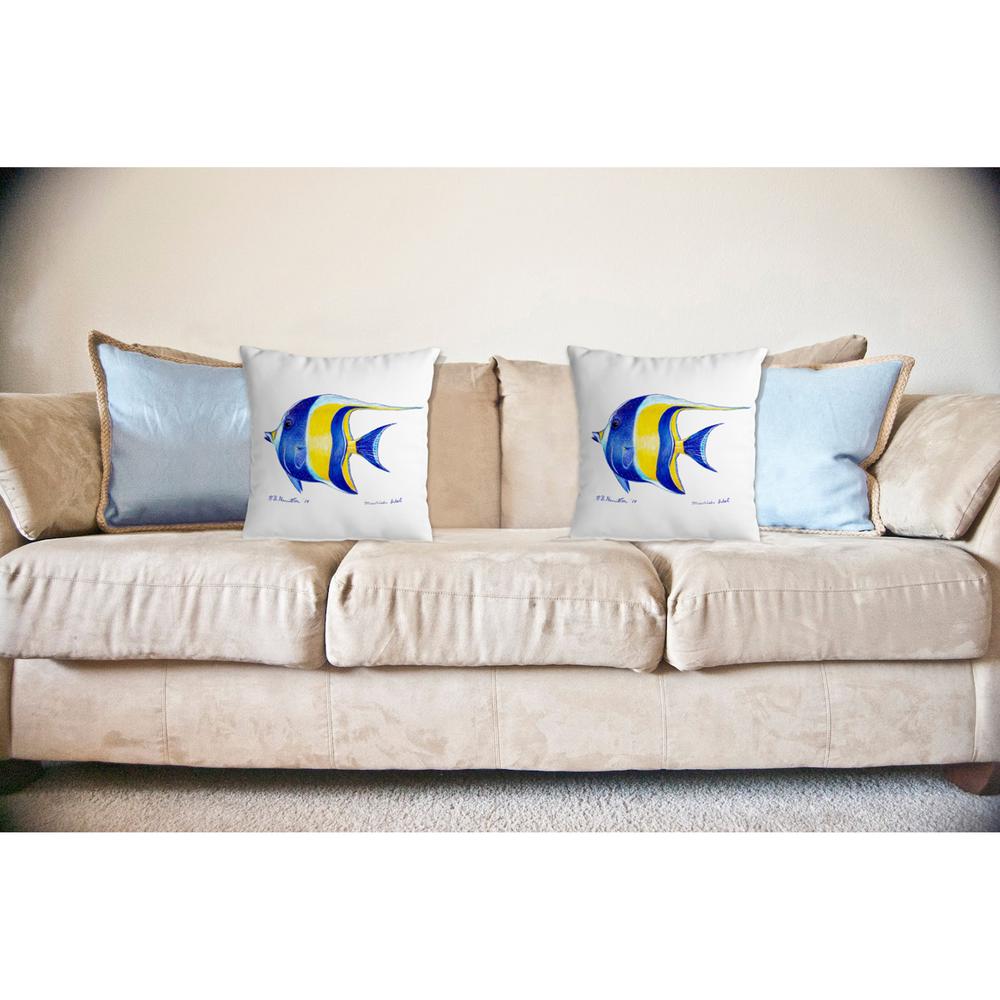 Moorish Idol No Cord Pillow 18x18. Picture 2