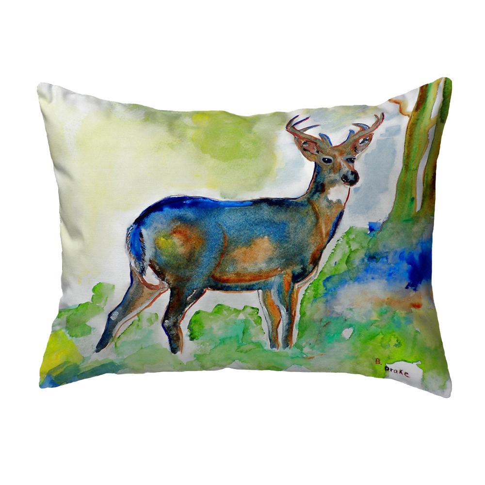 Betsy's Deer No Cord Pillow 16x20. Picture 1
