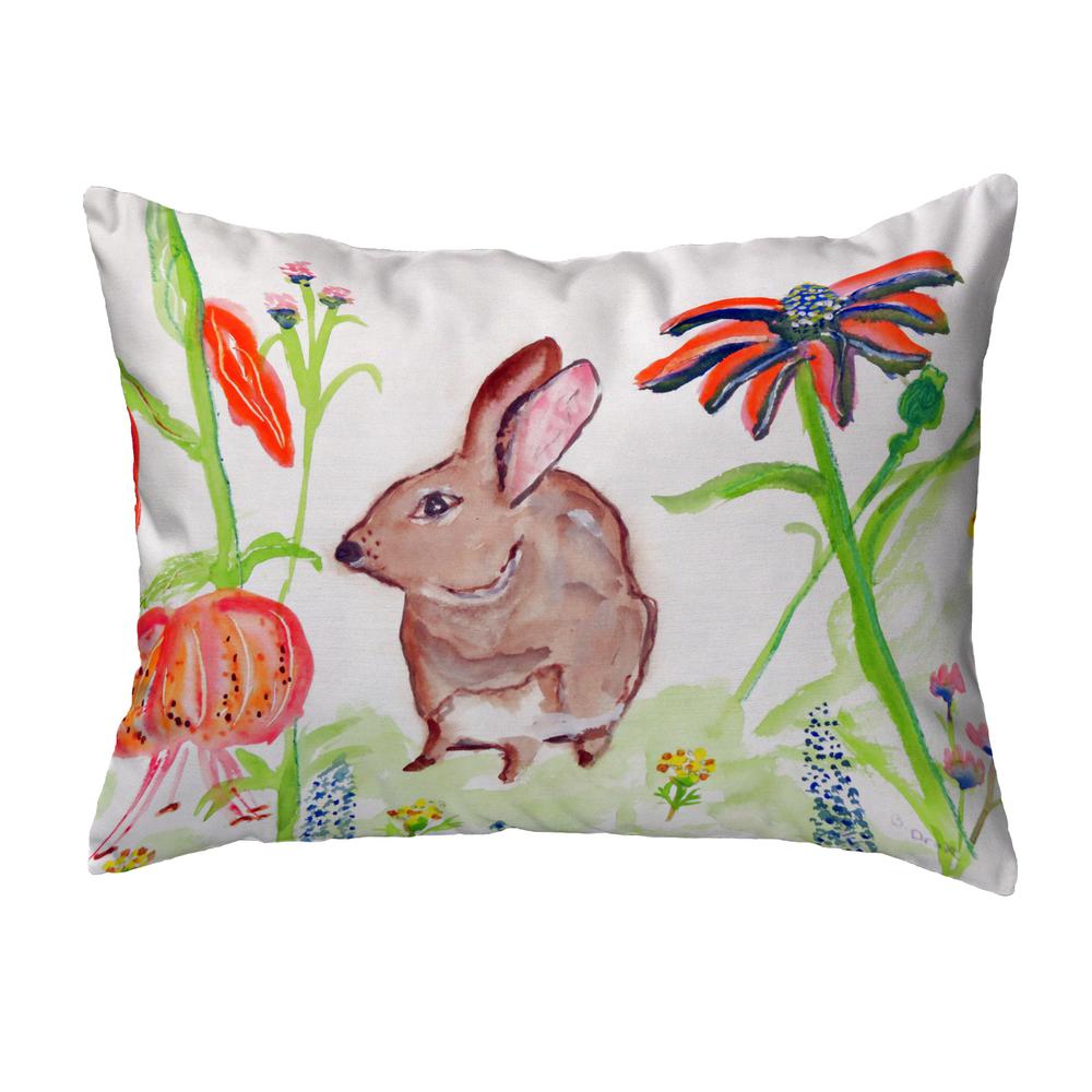 Brown Rabbit Left No Cord Pillow, 16x20. Picture 1