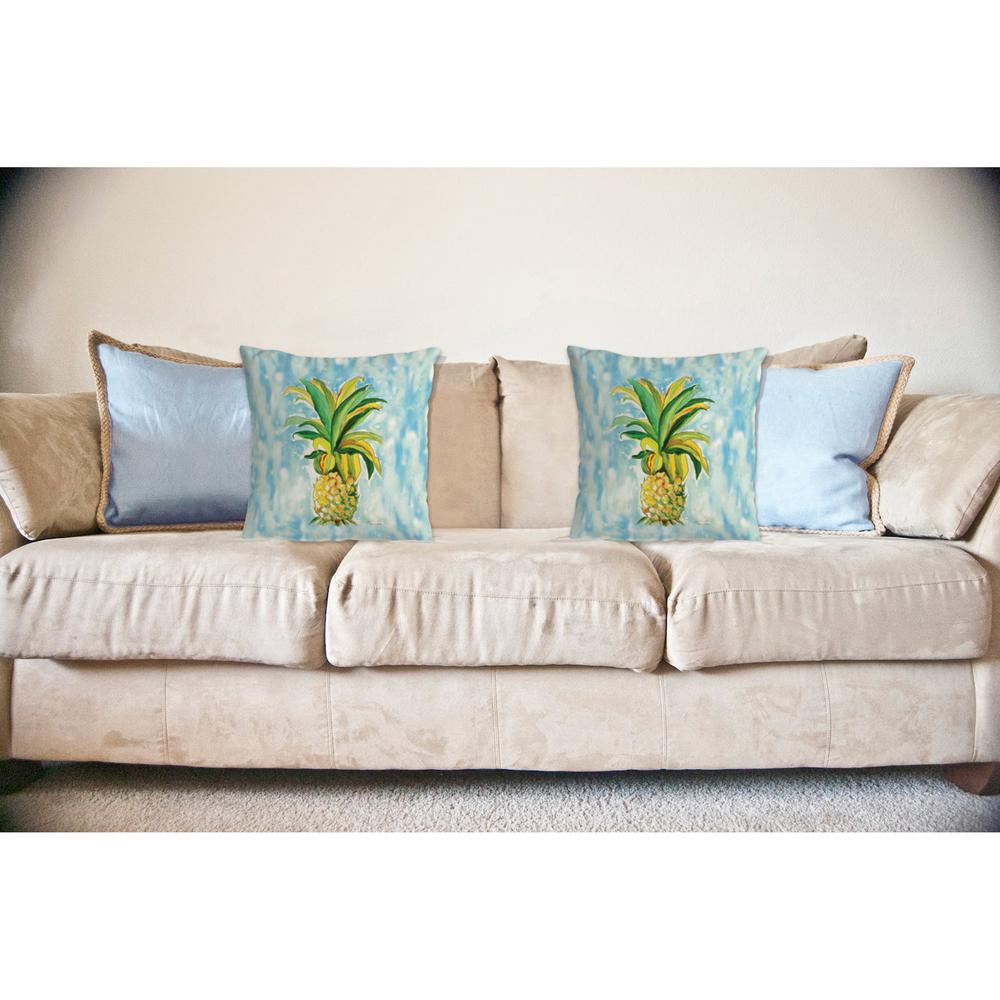 Pineapple No Cord Pillow 18x18. Picture 2