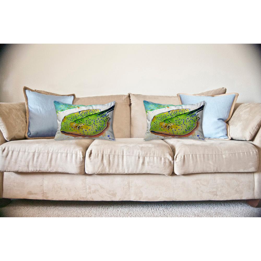 Stingray No Cord Pillow 16x20. Picture 2