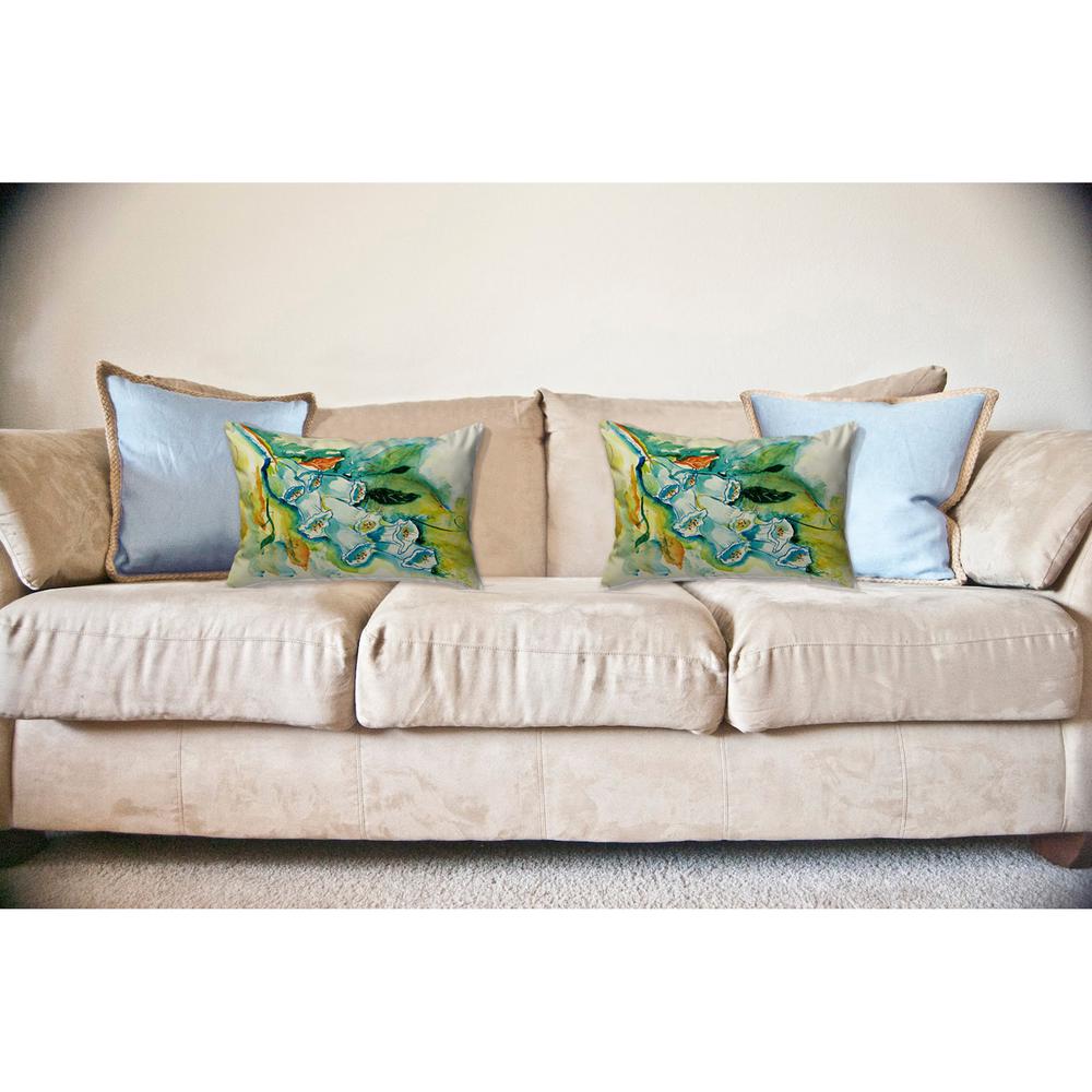 Foxgloves No Cord Pillow 16x20. Picture 2