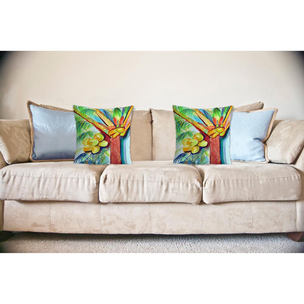 Cocoa Nut Tree No Cord Pillow 18x18. Picture 2