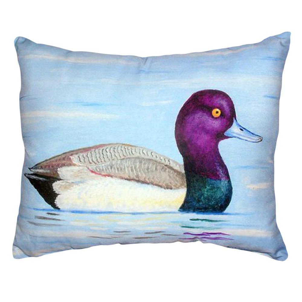 Lesser Scaup No Cord Pillow 16x20. Picture 1