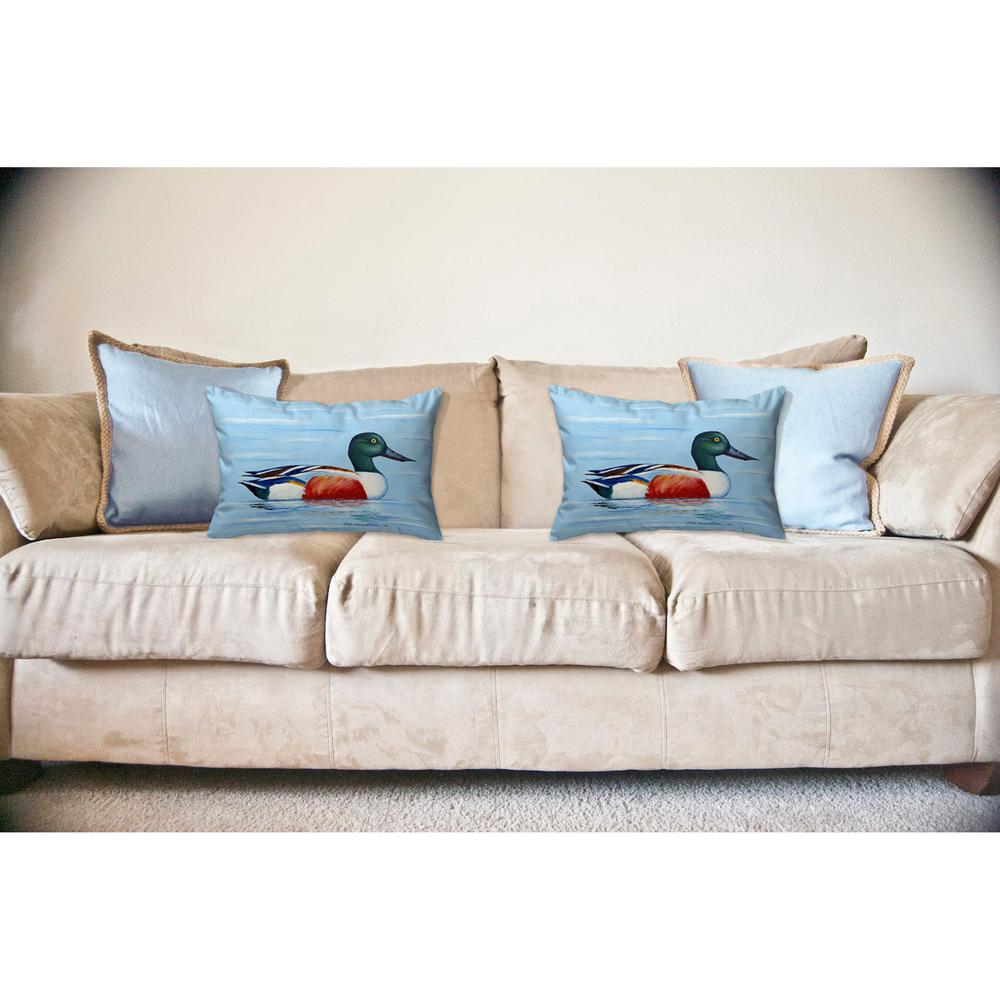 Northern Shoveler No Cord Pillow 16x20. Picture 2