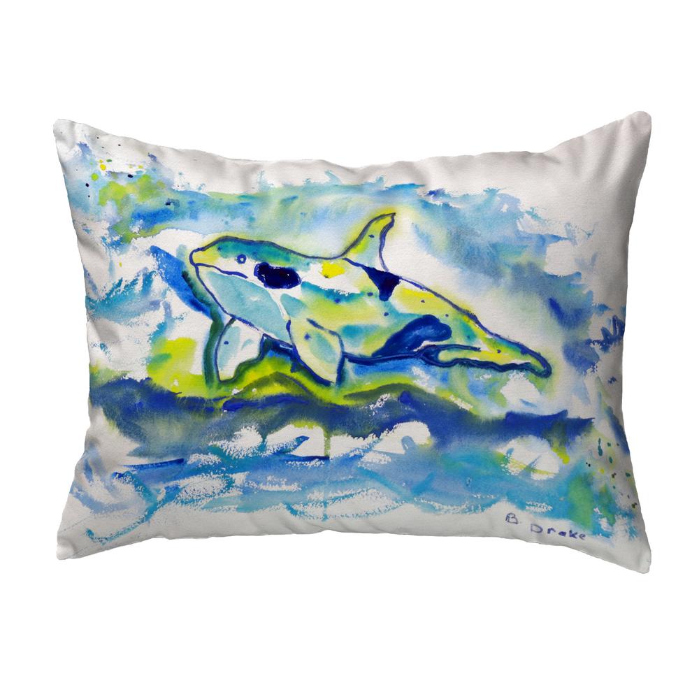 Orca No Cord Pillow 16x20. Picture 1