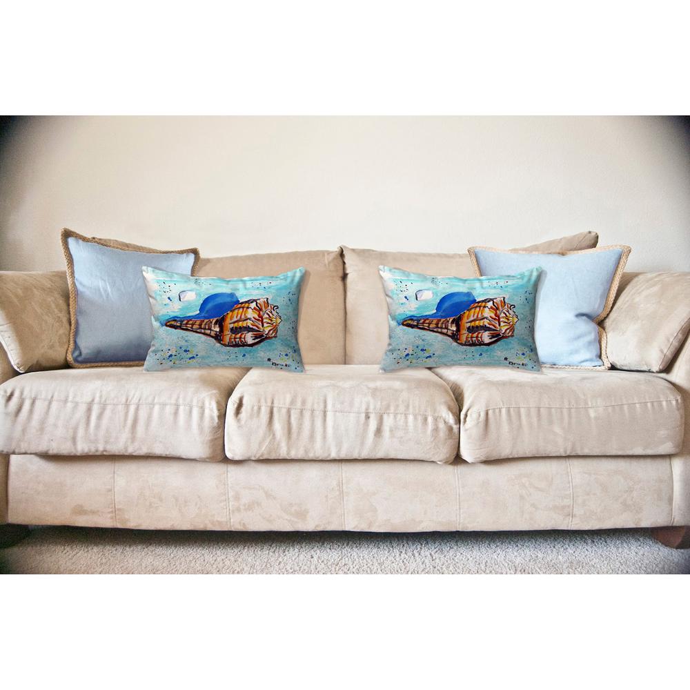 Amber Shell No Cord Pillow 16x20. Picture 2