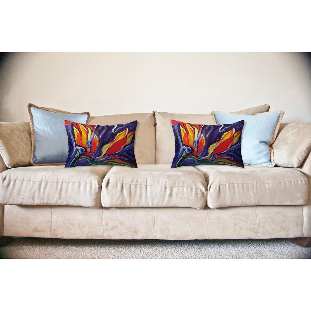 Purple Paradise No Cord Indoor/Outdoor Pillow 16x20. Picture 2