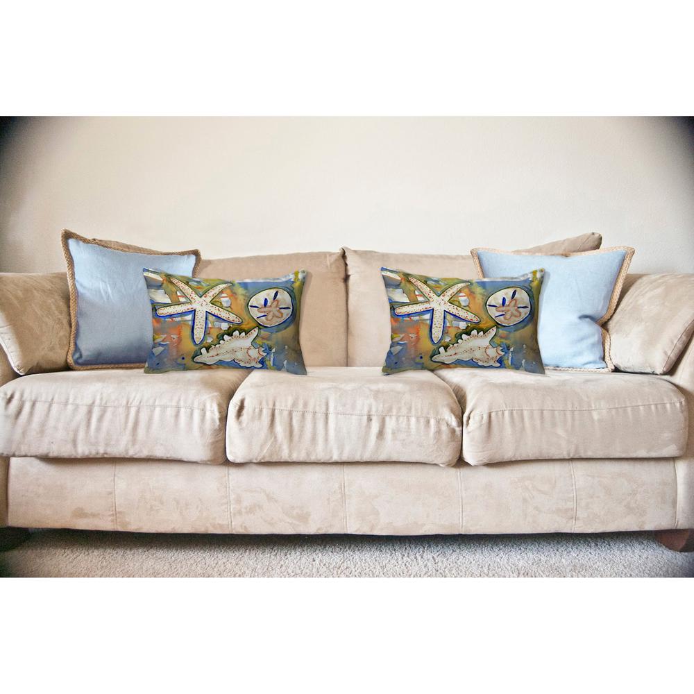 Beach Treasures No Cord Pillow 16x20. Picture 2