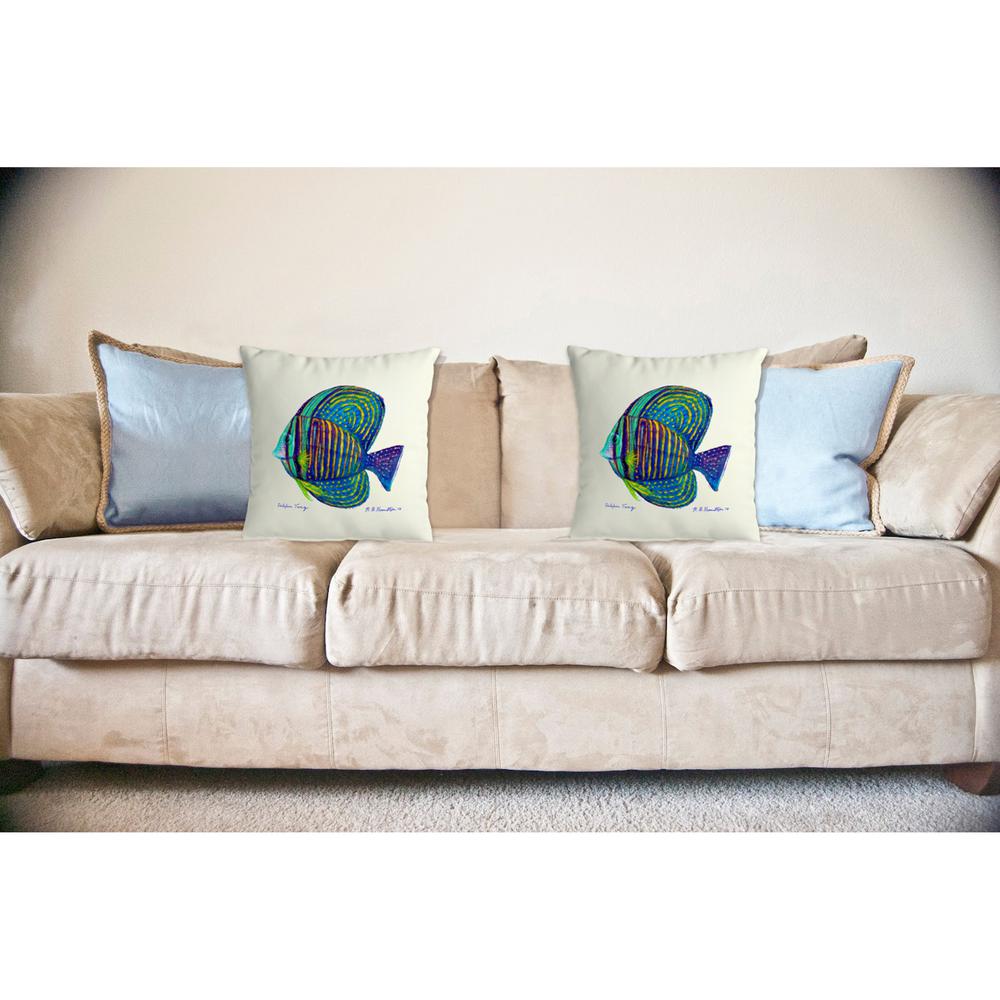 Sailfin Tang No Cord Pillow 18x18. Picture 2