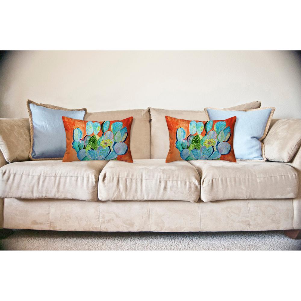 Cactus II Noncorded Indoor/Outdoor Pillow 16x20. Picture 2