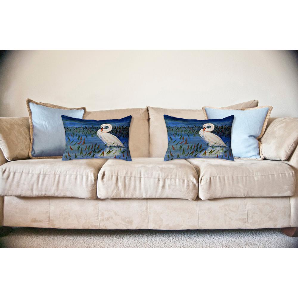 Mute Swan No Cord Pillow 16x20. Picture 2