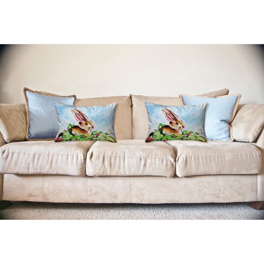 Jack Rabbit Right No Cord Pillow 16x20. Picture 2