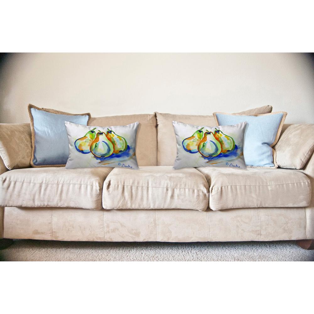 Three Pears No Cord Pillow 16x20. Picture 2