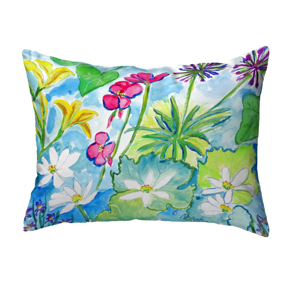 Wild Garden No Cord Pillow 16x20. Picture 1