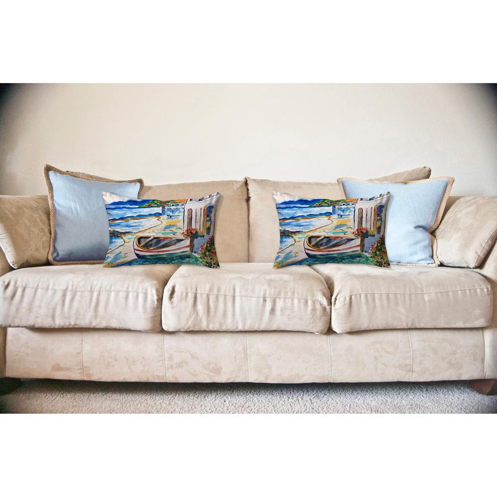 Sicilian Shore No Cord Pillow 16x20. Picture 2