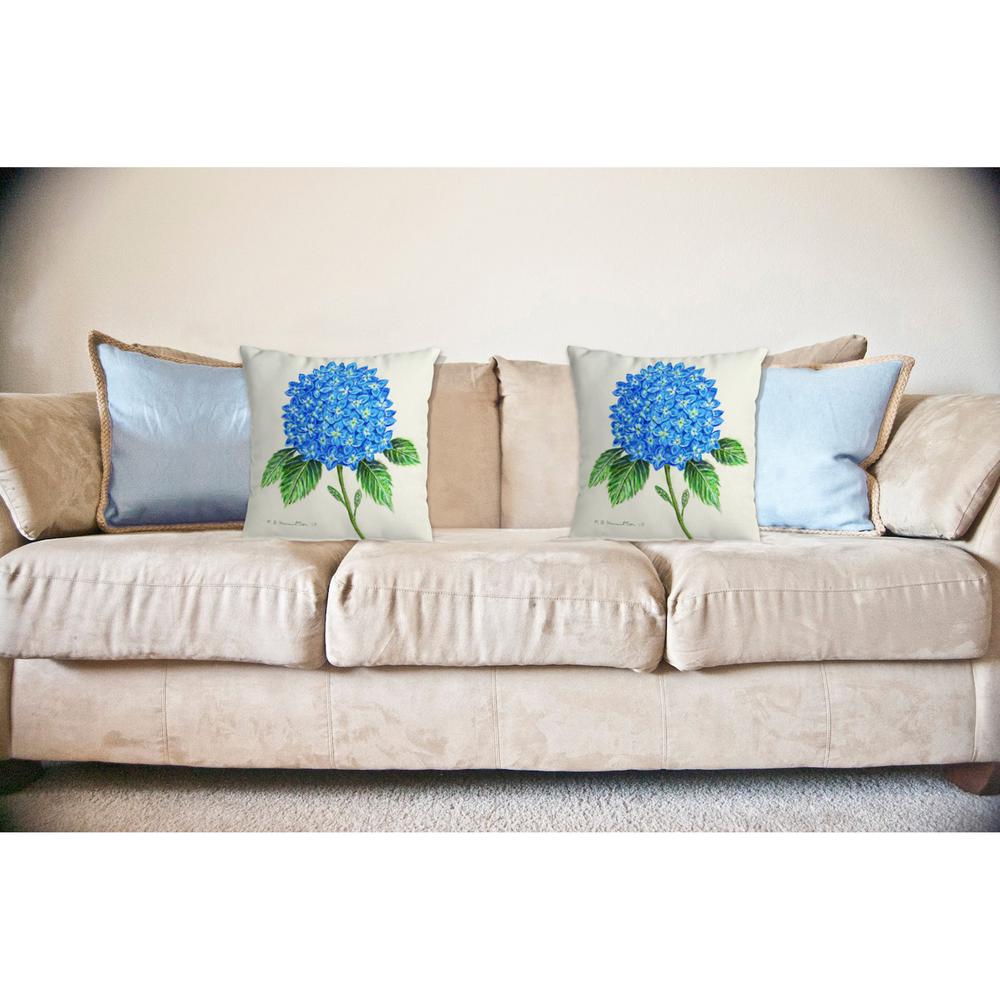Dick's Hydrangea No Cord Pillow 18x18. Picture 2
