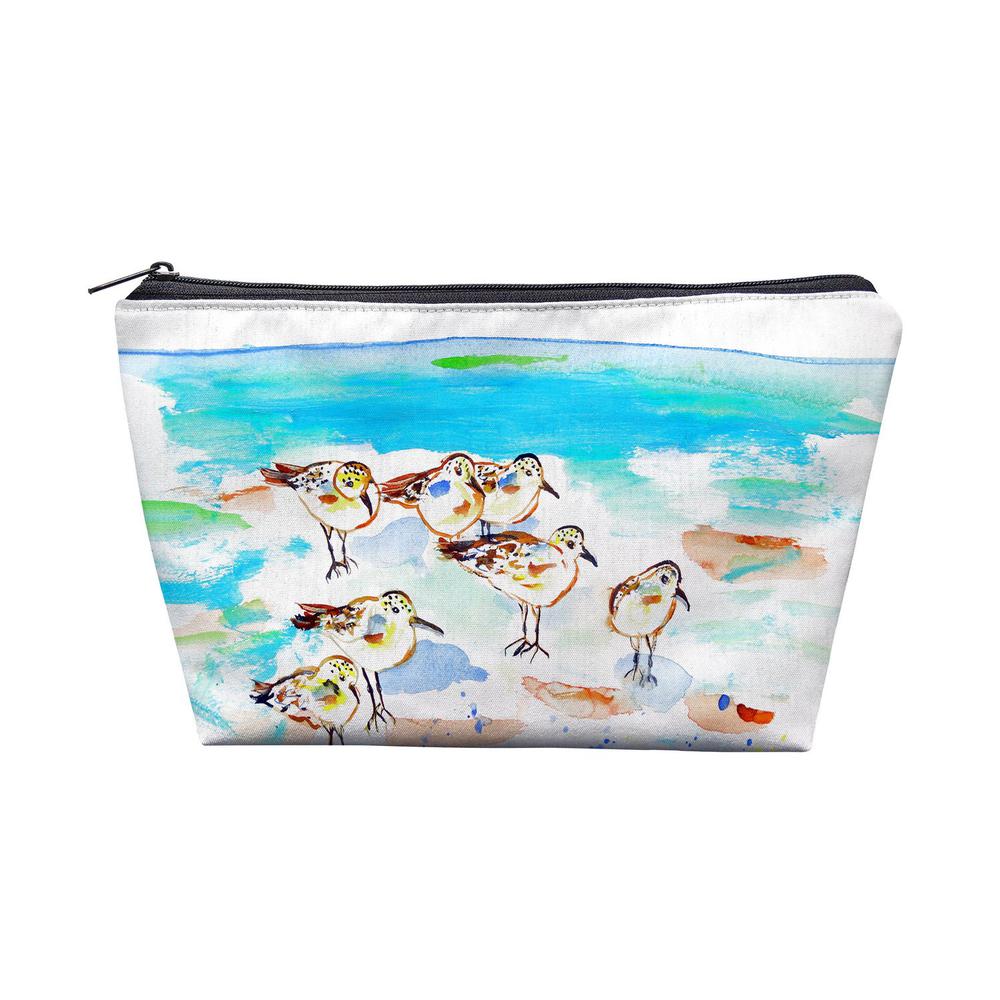 Seven Sanderlings Pouch 8.5x6. Picture 1