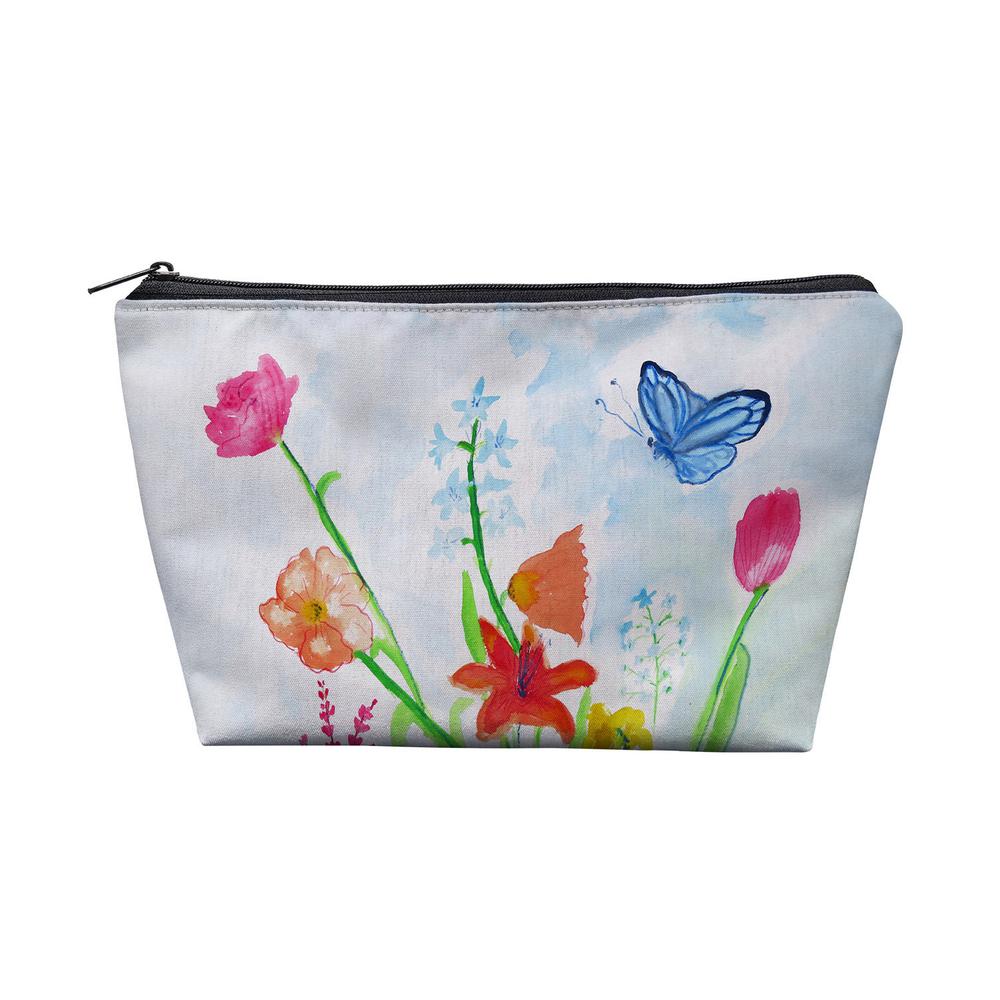 Pastel Garden Pouch 8.5x6. Picture 1