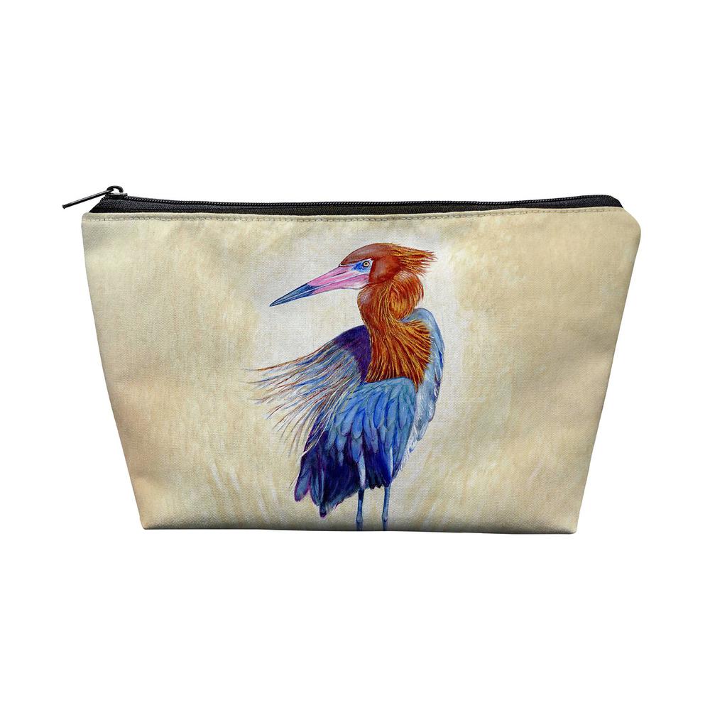 Reddish Egret Portrait Pouch 8.5x6. Picture 1