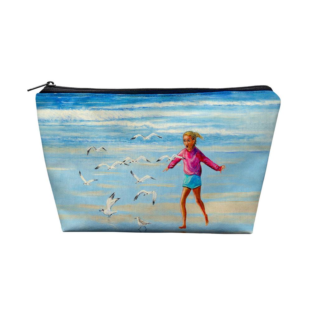 Chasing Gulls Pouch 8.5x6. Picture 1