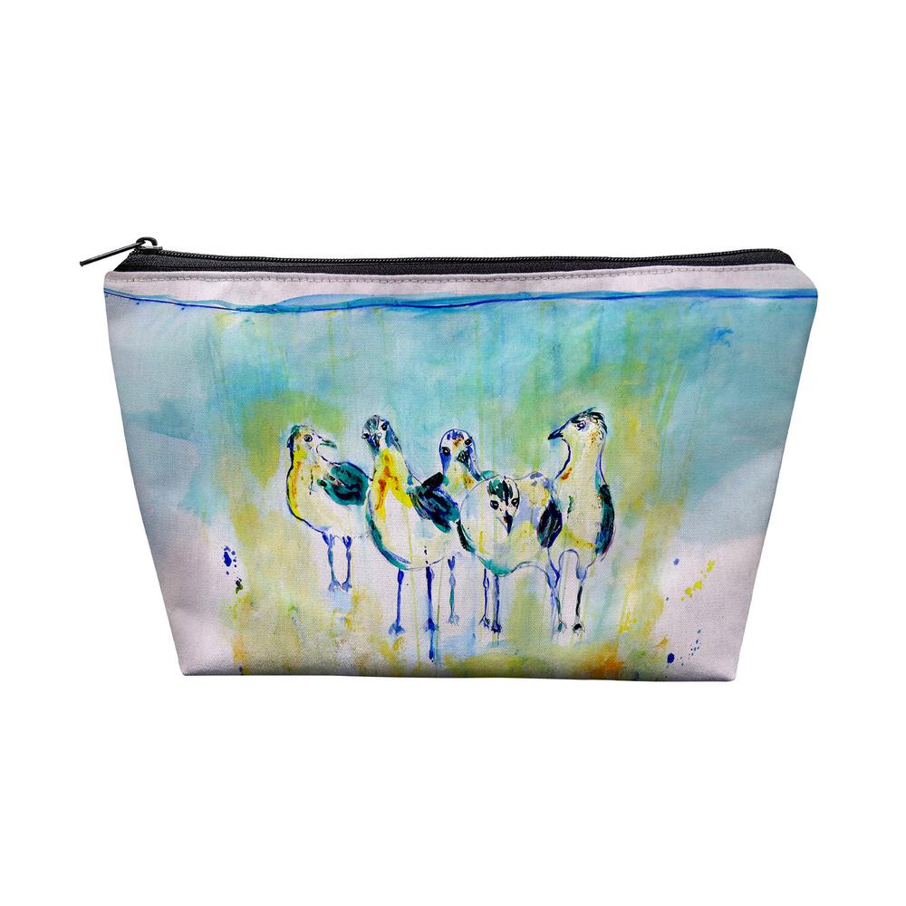 Abstract Gulls II Pouch 8.5x6. Picture 1