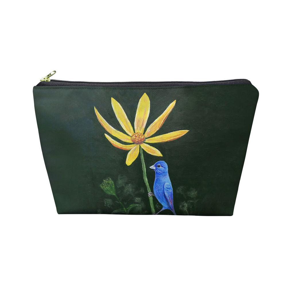 Indigo Bunting Pouch 8.5x6. Picture 1