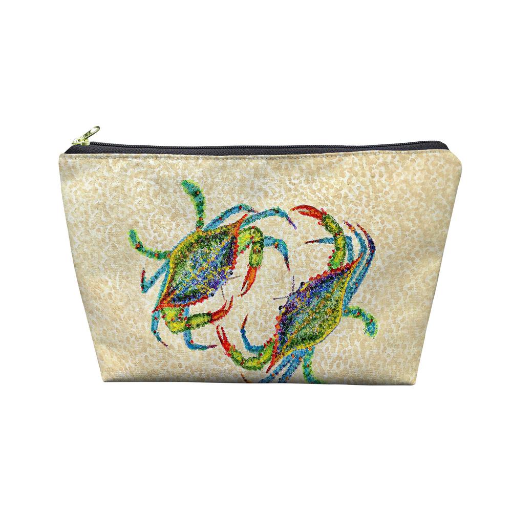 Crab Dance Pouch 8.5x6. Picture 1