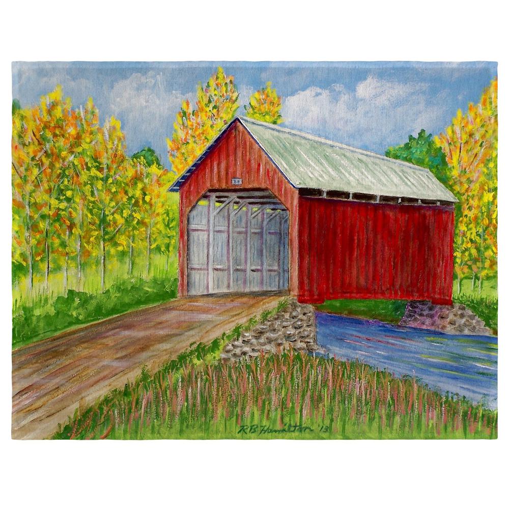 Dick's Covered Bridge Place Mat Set of 4. Picture 1