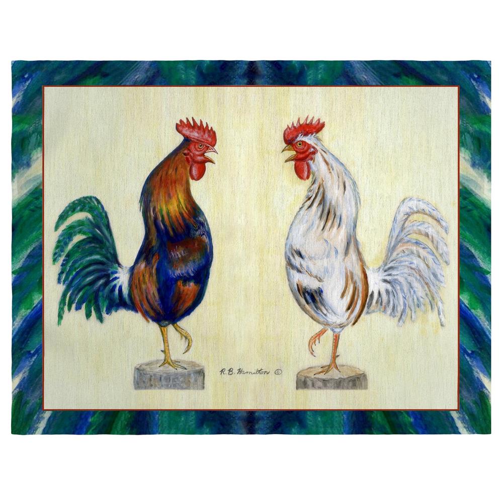 Blue Rooster Place Mat Set of 4. Picture 1