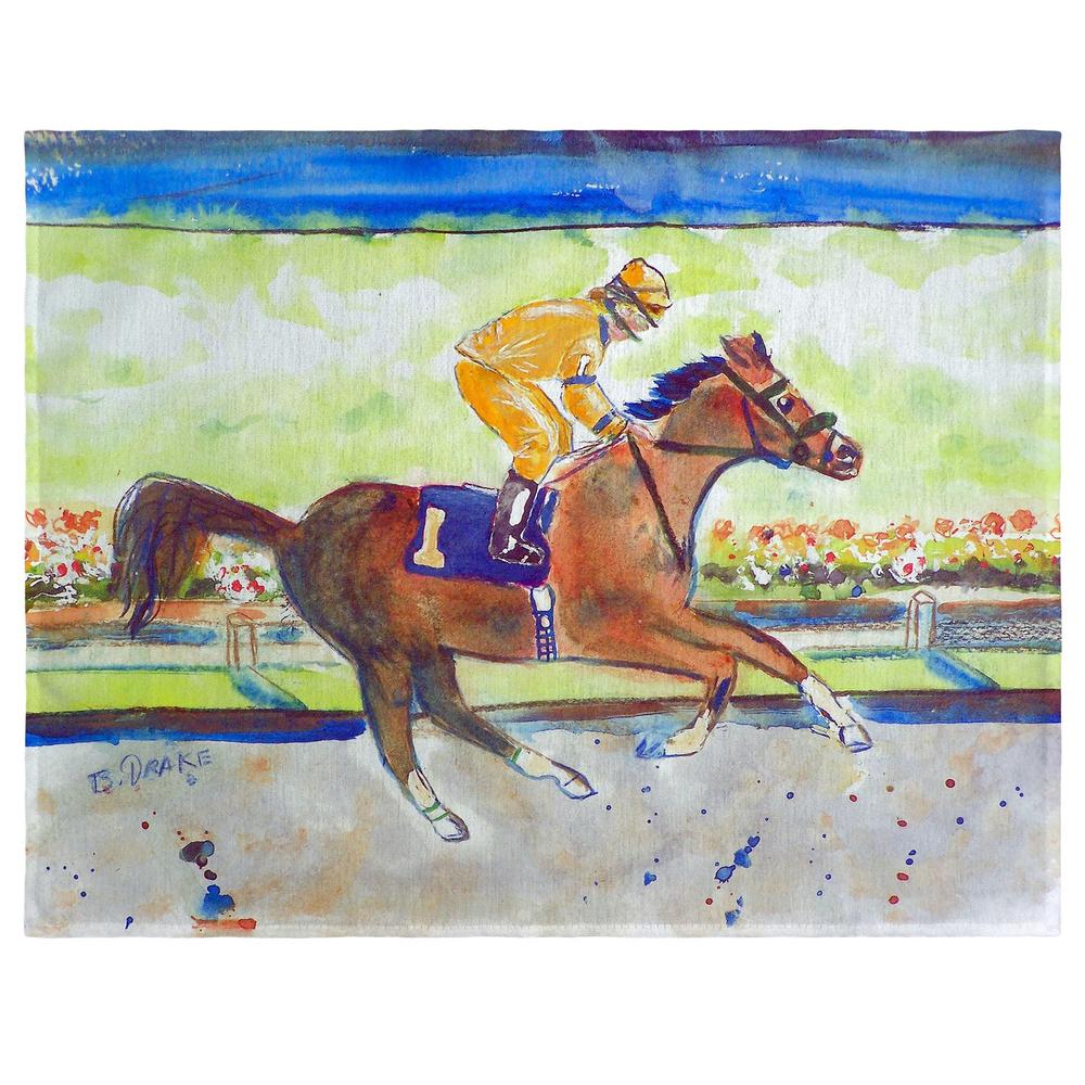 Racing Horse Gold  Place Mat Set of 4. Picture 1