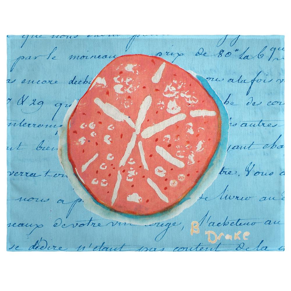 Coral Sand Dollar Place Mat Set of 4. Picture 1