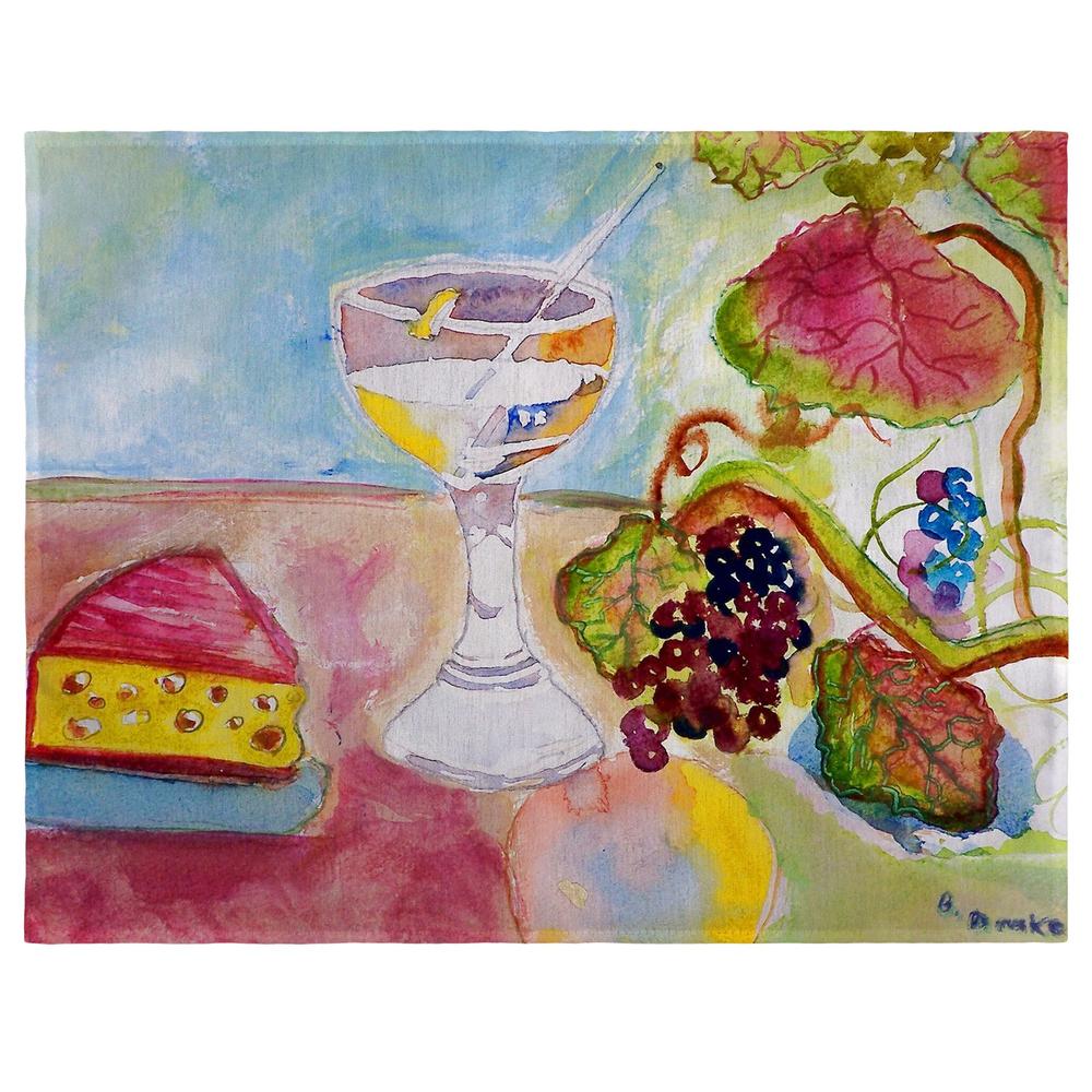 Wine & Cheese Place Mat Set of 4. Picture 1