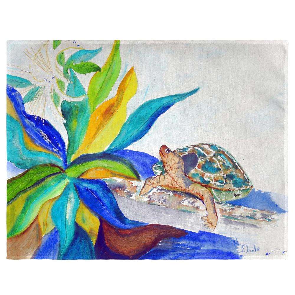 Turtle & Lily Place Mat Set of 4. Picture 1