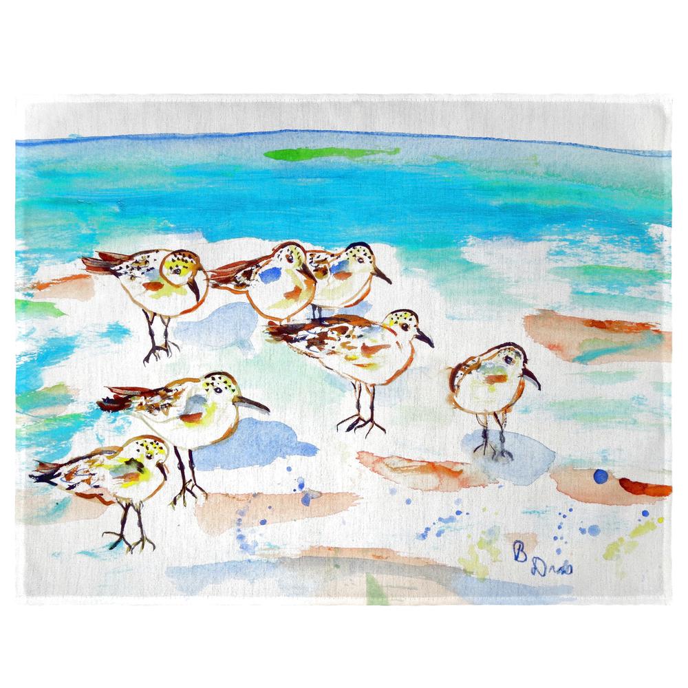 Seven Sanderlings Place Mat Set of 4. Picture 1