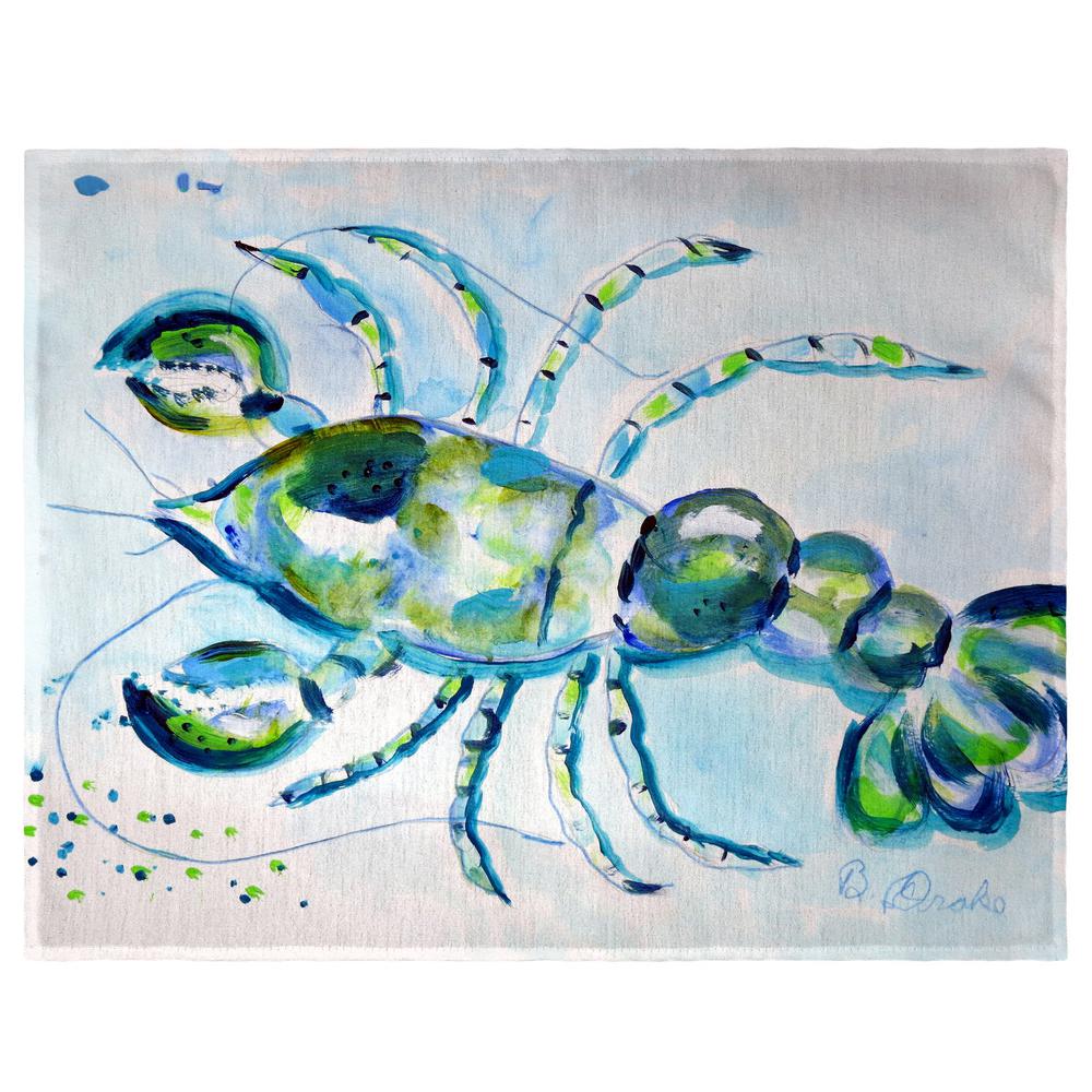 Blue Crayfish Place Mat Set of 4. Picture 1