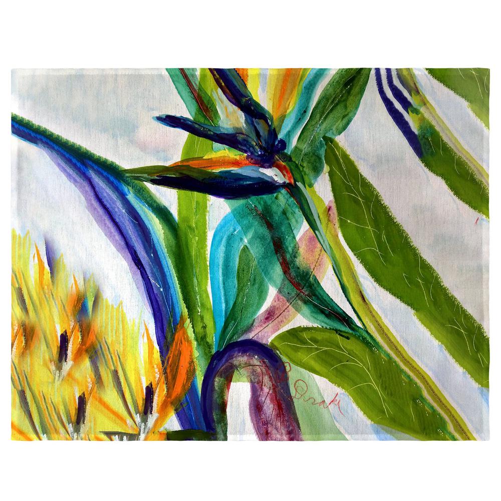 Teal Paradise II Place Mat Set of 4. Picture 1