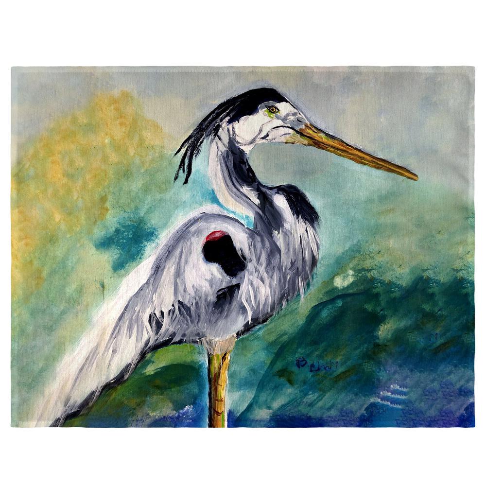 Betsy's Blue Heron Place Mat Set of 4. Picture 1