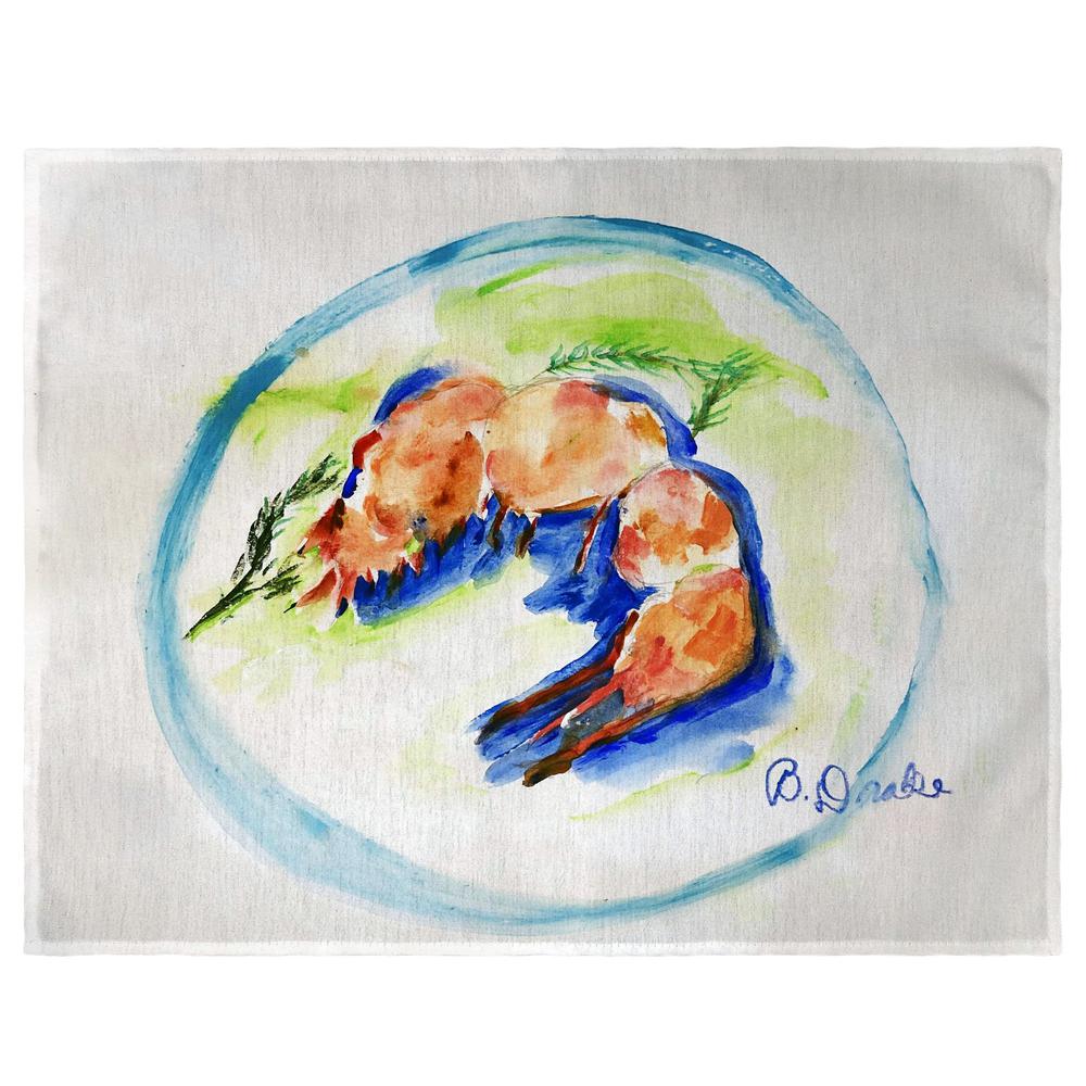Shrimp Plate Place Mat Set of 4. Picture 1