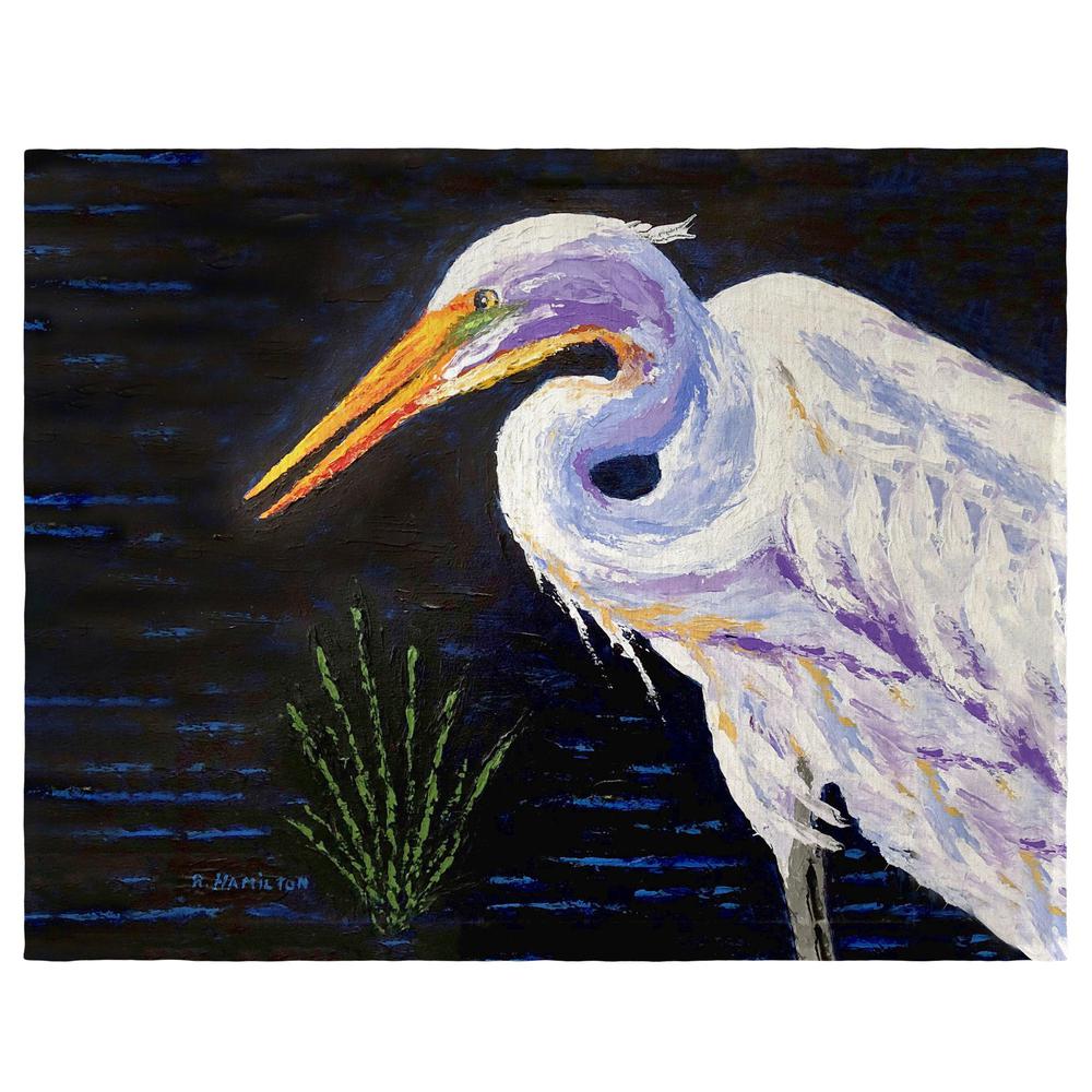 Palette Great Egret Place Mat Set of 4. Picture 1