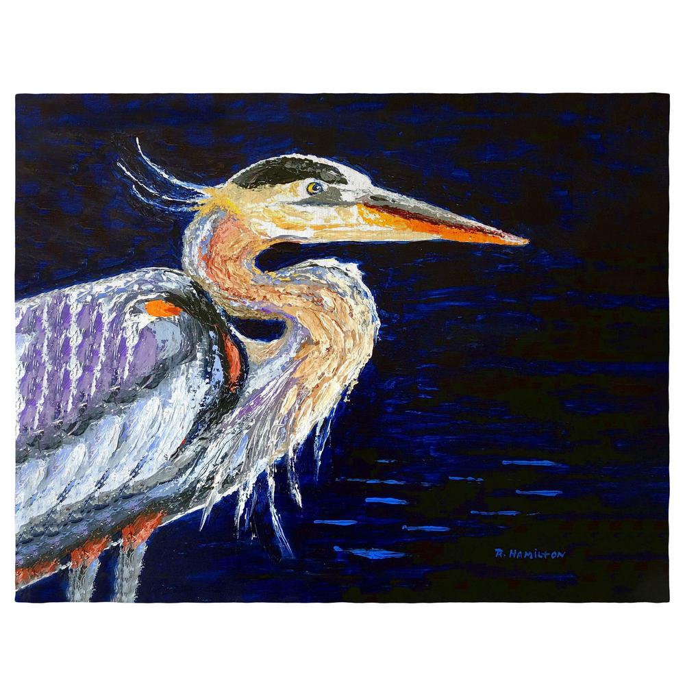 Palette Blue Heron Place Mat Set of 4. Picture 1