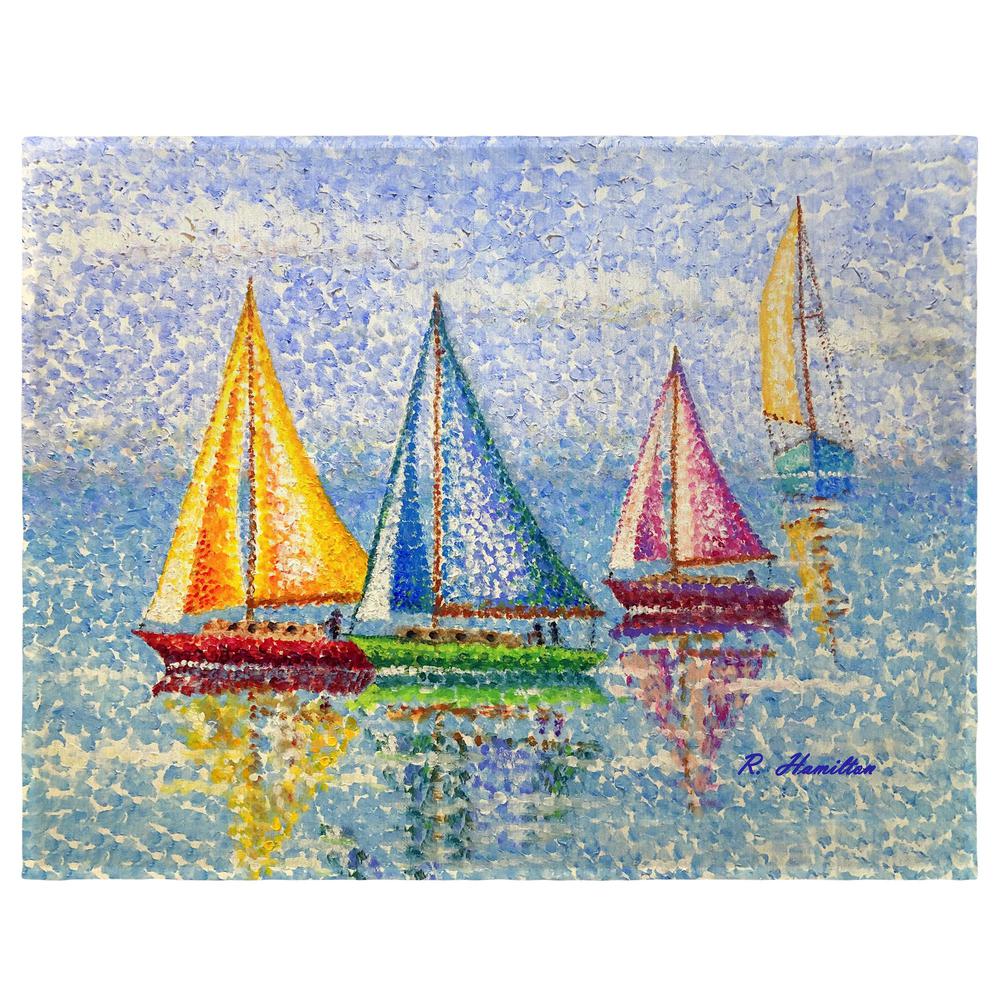 Sailboat Colors Place Mat Set of 4. Picture 1