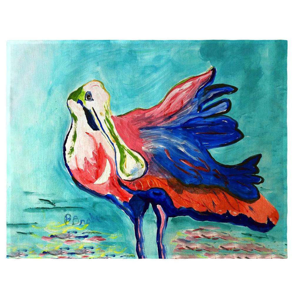 Spoonbill Looking Place Mat Set of 4. Picture 1