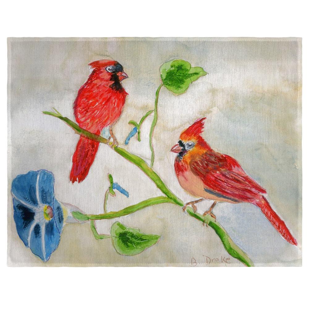 Betsy's Cardinals Place Mat Set of 4. Picture 1