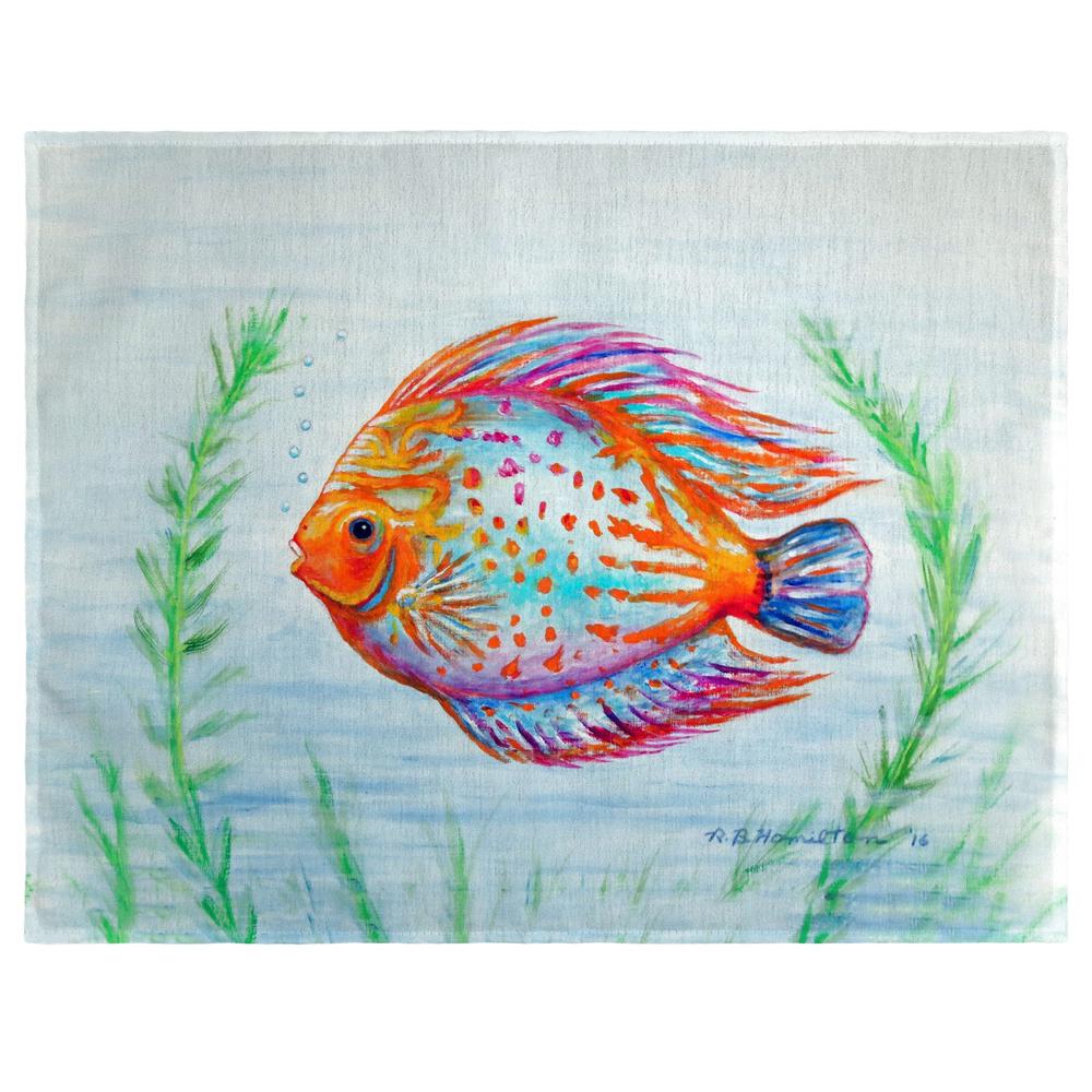 Orange Fish Place Mat Set of 4. Picture 1