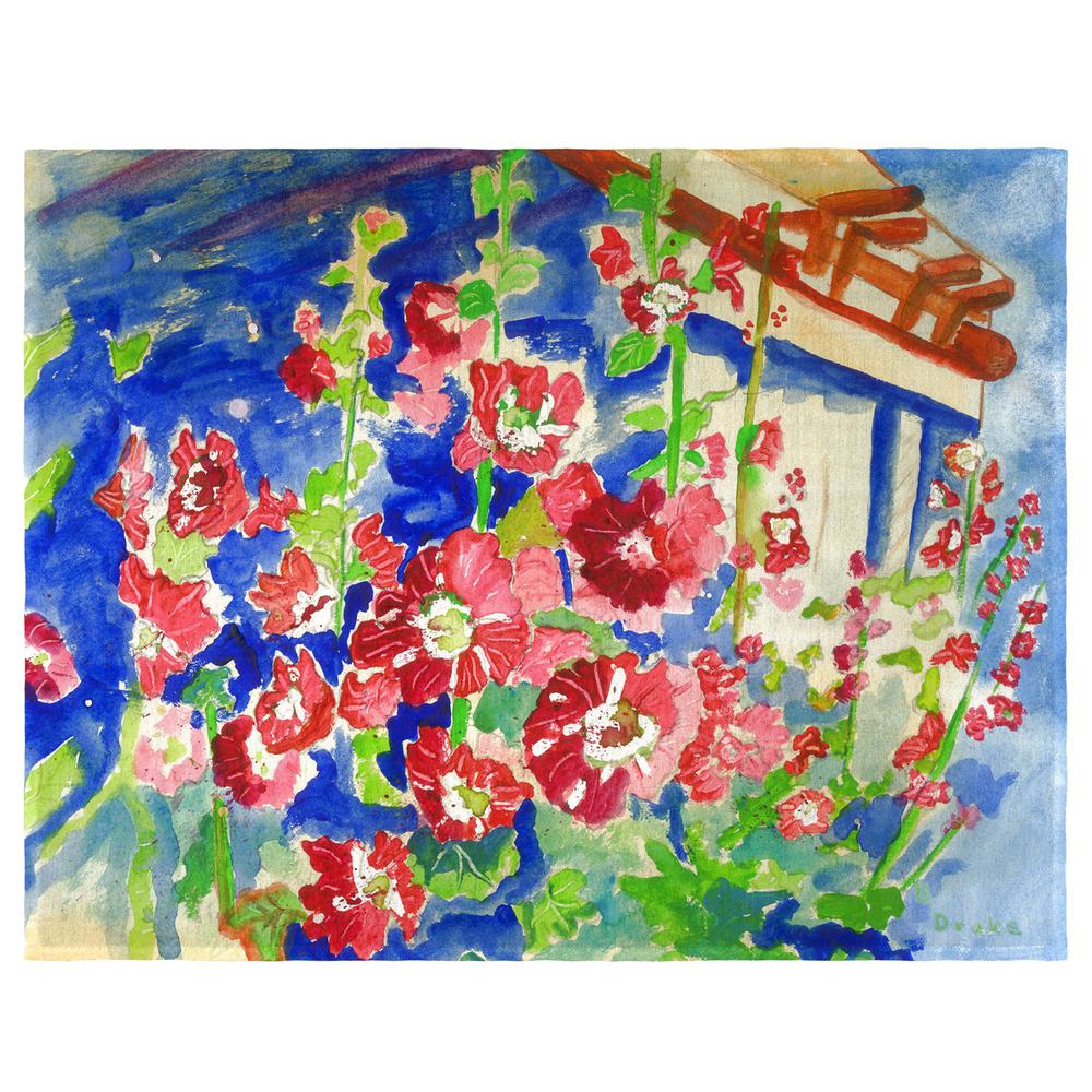 Hollyhock Place Mat Set of 4. Picture 1