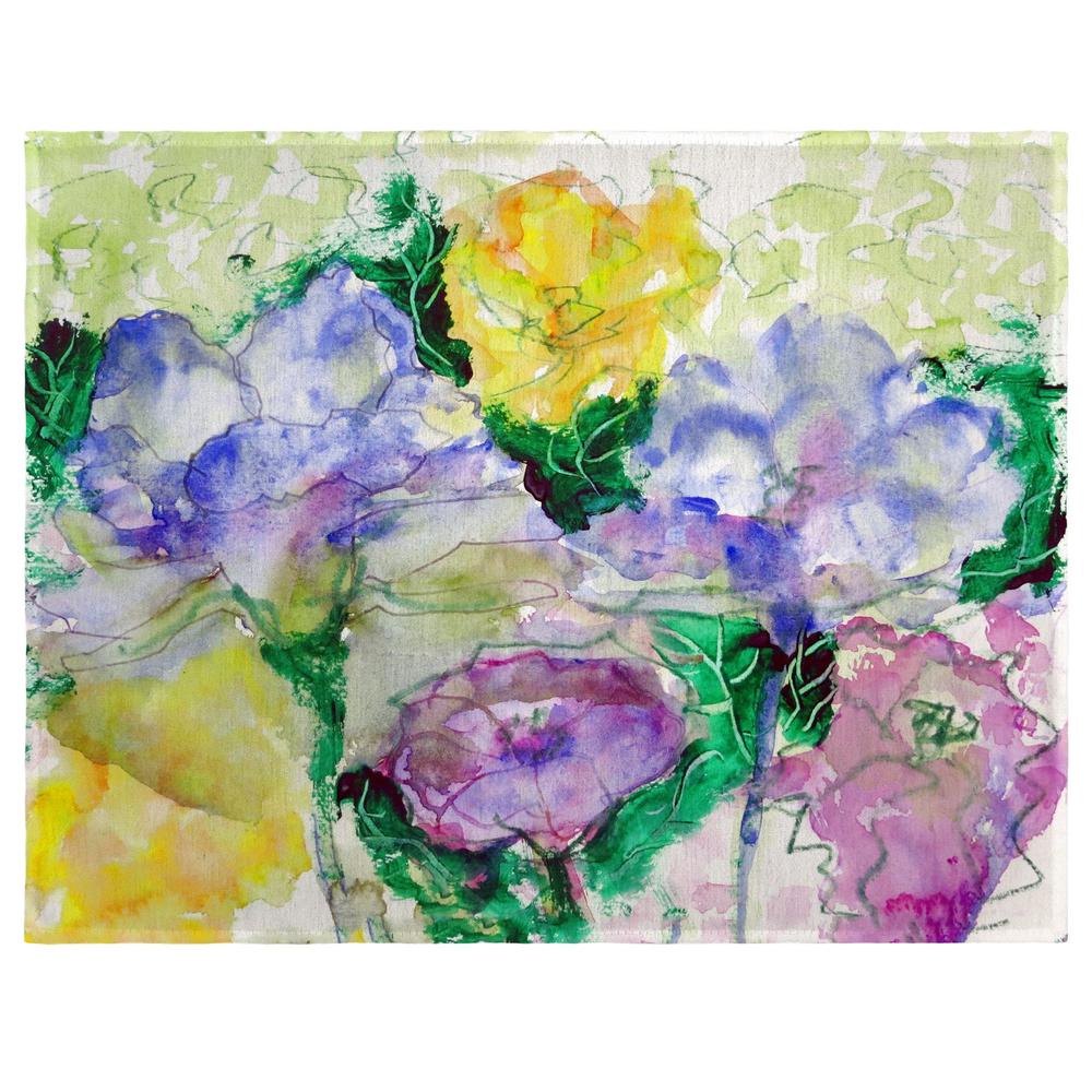 Watercolor Garden Place Mat Set of 4. Picture 1