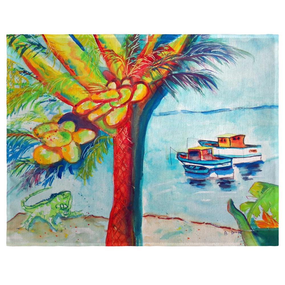 Cocoa Nuts & Boat Place Mat Set of 4. Picture 1