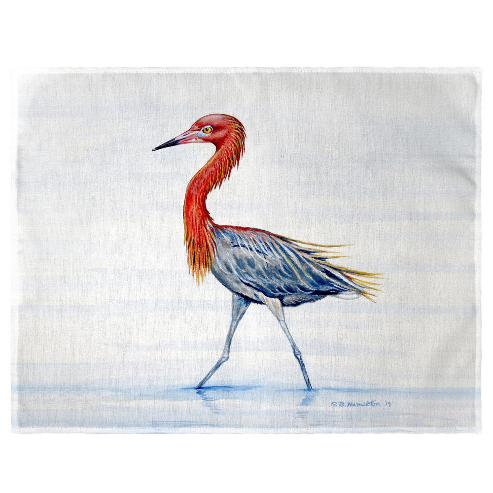 Reddish Egret Place Mat Set of 4. Picture 1